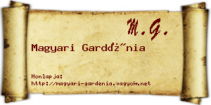 Magyari Gardénia névjegykártya